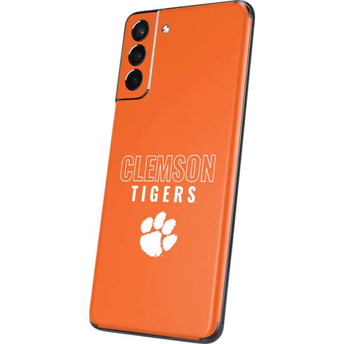 Clemson University Tigers Logo Galaxy S21 Plus 5G Skin
